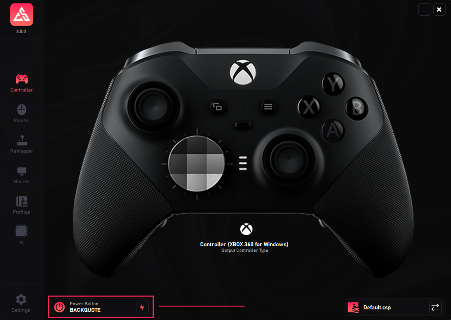 Power Button Example